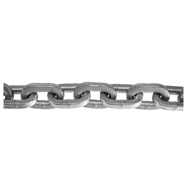 Square Straight Link Alloy Cross Chain - Continuous - Hardened