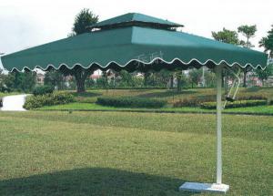 方形边推伞墨绿色