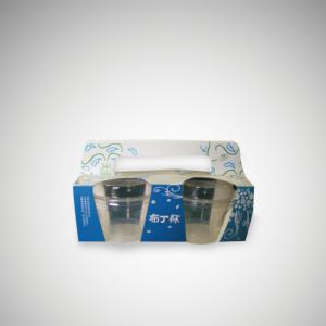 两粒蓝色布丁杯