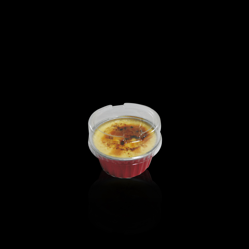 铝箔烤杯圆形红色