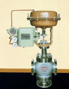 气动三通合流、分流调节阀