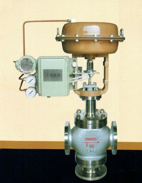 气动三通合流、分流调节阀
