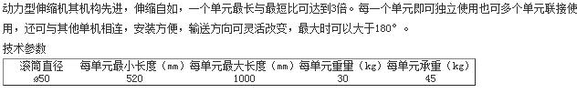 動(dòng)力型伸縮機(jī)文本