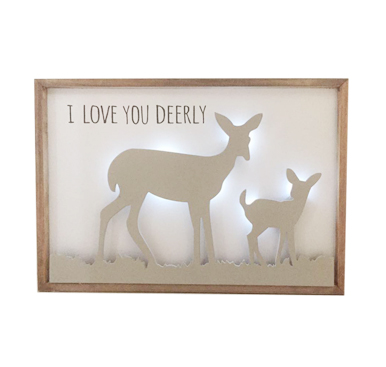 I Love You Deer LED Light