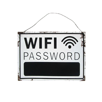 FA17388--WIFI metal sign