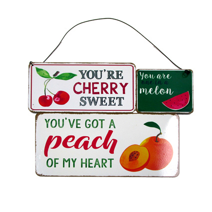 FA17426-2--fruit metal sign