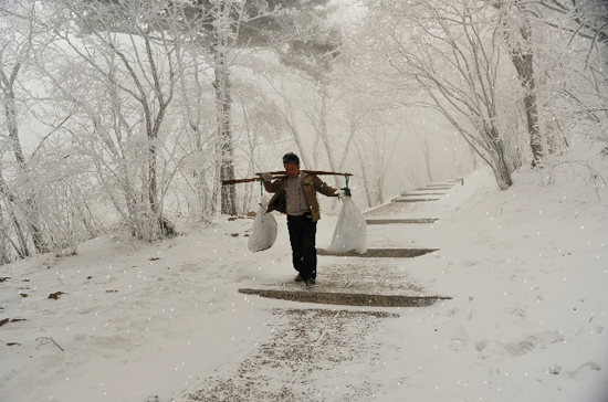 黃山雪景【虞雁凌攝】