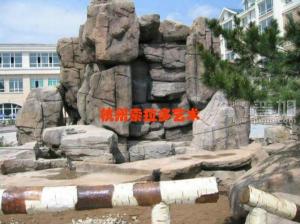 GRC假山仿真树