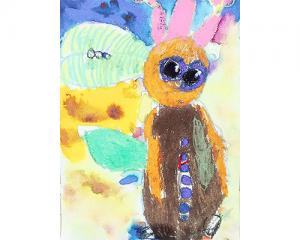 儿童创意美术作品