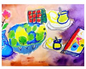 儿童创意美术作品