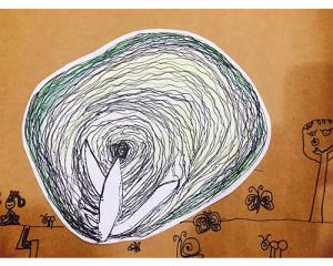 儿童创意美术作品