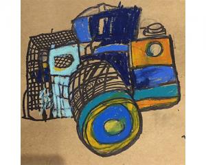 儿童创意美术作品