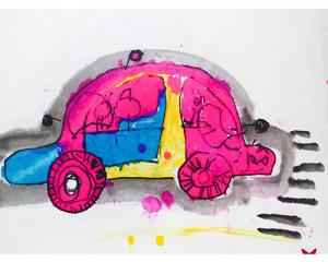 儿童创意美术作品