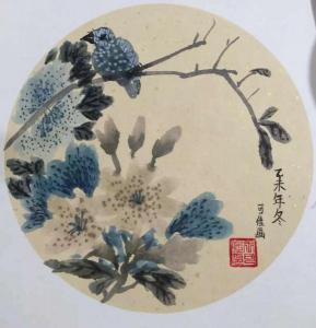 少儿国画书法作品