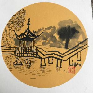 少儿国画书法作品