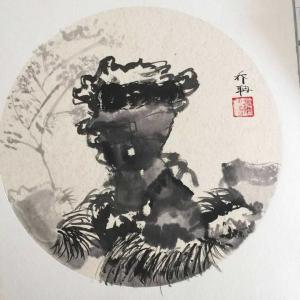 少儿国画书法作品