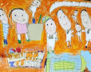 儿童创意美术作品