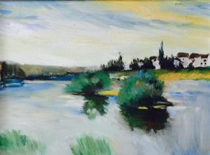 成人学员油画作品