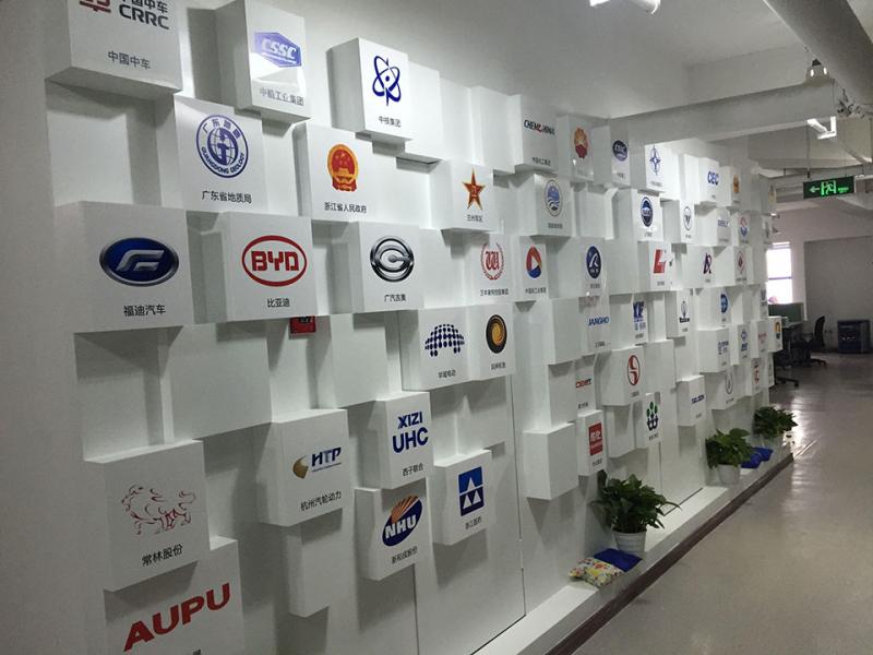 木工板造型LOGO墙