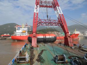 680T/6500m³液化汽罐吊装1