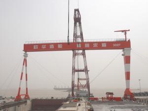 宝钢马迹山装船机安装工程2