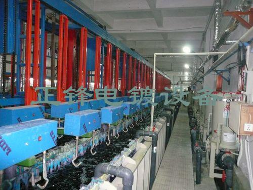 双阴极垂直升降生产线