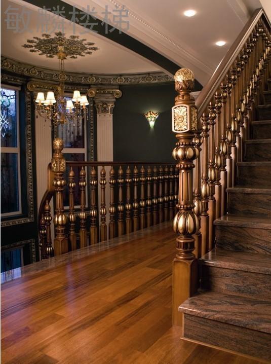 欧式实木楼梯 49