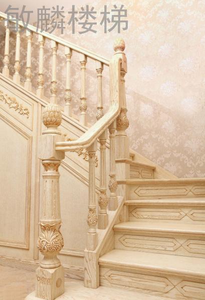 欧式实木楼梯45