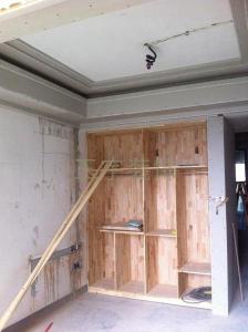 铁建城家装装修现场