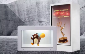 互动透明屏展示柜