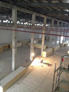 大型低温冷库顶部结构