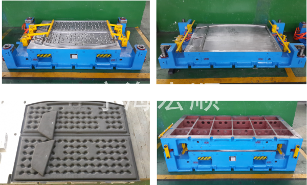 行李箱地毯气辅成型冲切模3