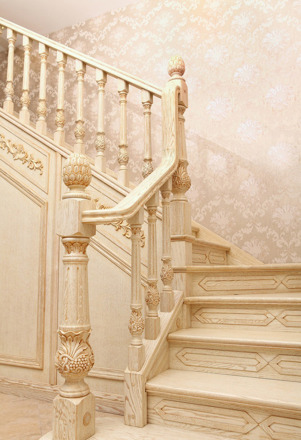 65#-美国红橡白色开放漆仿古