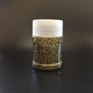 厂家批发 150ml圆瓶 半透明 可配粉色配盖 透明塑料广口瓶