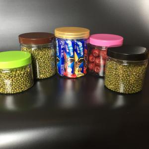 pet圆形广口食品塑料瓶批发 8590现货透明塑料瓶 350ml通用塑料罐