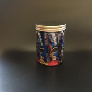 圆形塑料罐铝盖8511 8510 8590 PET食品透明塑料罐厂家批发
