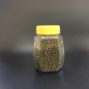 厂家批发 250ml八角瓶 白 橘黄两色配盖 透明塑料八角瓶批发