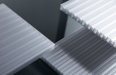 六层菱形中空板