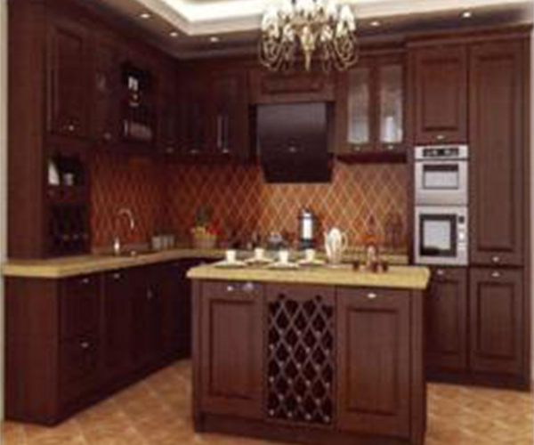 橱柜定制——整体实木橱柜