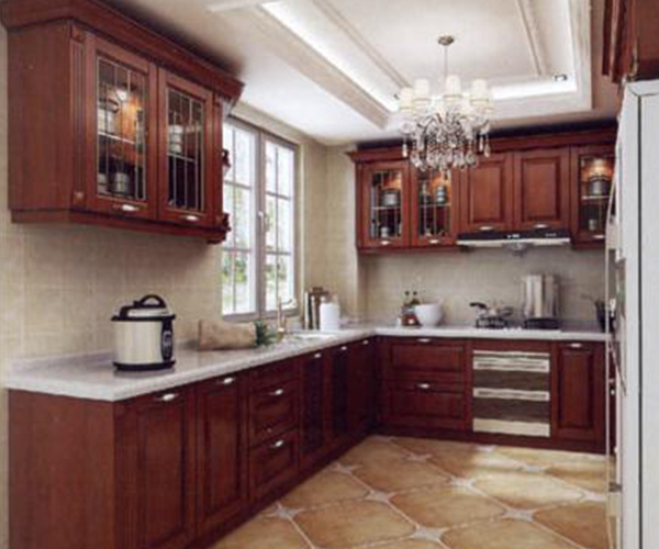 橱柜定制——整体实木橱柜