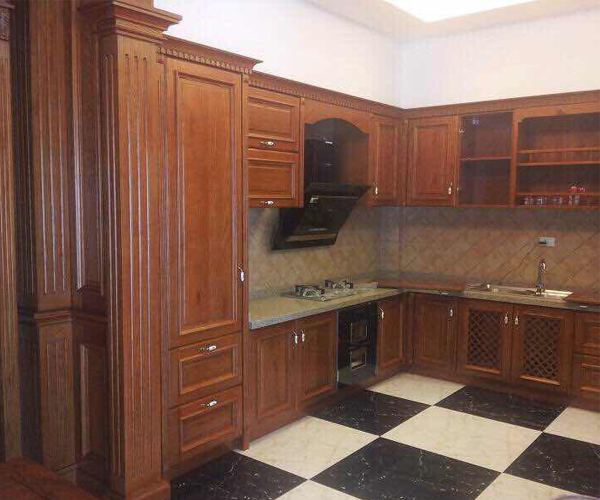 橱柜定制——整体实木橱柜