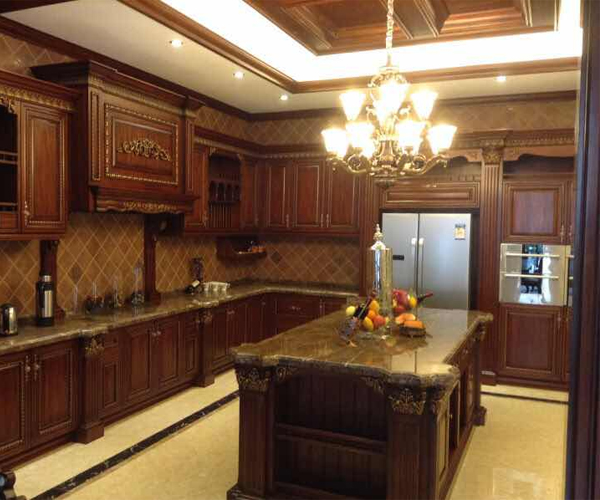 橱柜定制——整体实木橱柜