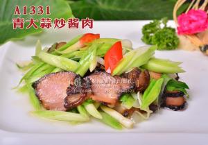 A1331青大蒜炒酱肉 拷贝