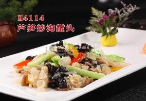 M4114芦笋炒海蜇头 副本