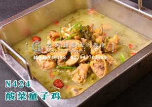 N424酸菜童子鸡