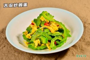 B4676鸭蛋苦瓜  苦瓜炒鸡蛋