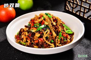 B4695炒双脆 爆炒毛肚 爆炒牛百叶