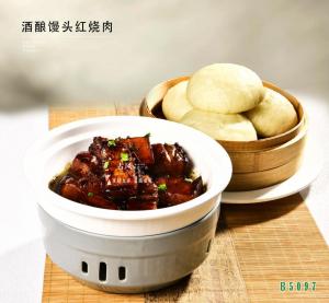 B5097酒酿馒头红烧肉