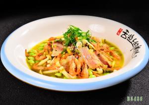 B5489四季如春 毛豆虾咸肉
