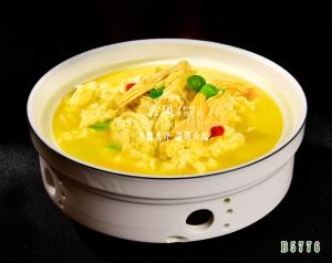 B5776鲜腐竹焖土鸡蛋